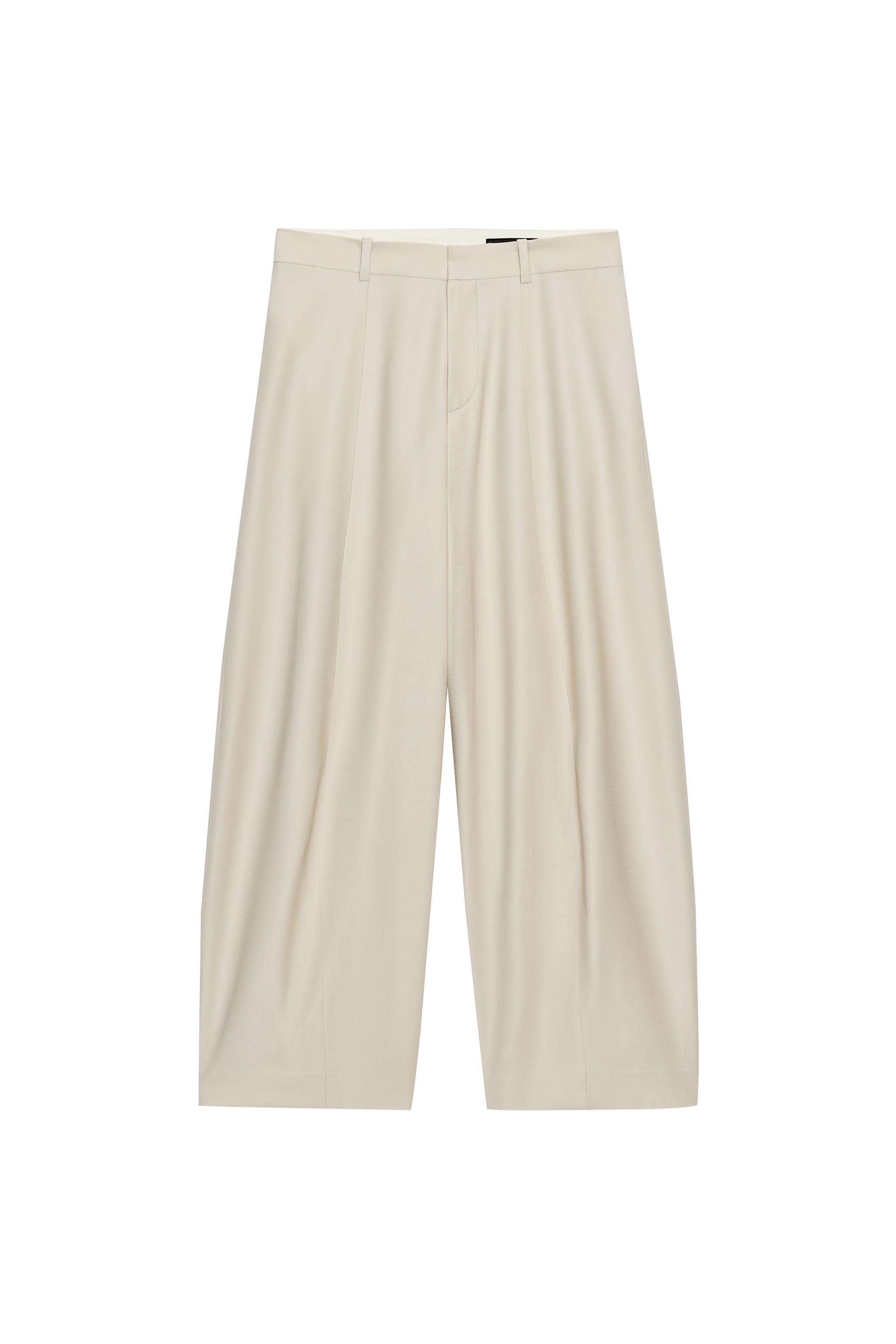 ZW COLLECTION WOOL BLEND BALLOON PANTS